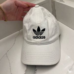 WHITE ADIDAS HAT
